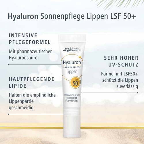Hyaluron Sonnenpflege Lippenbalsam Lsf 50 +  - 3