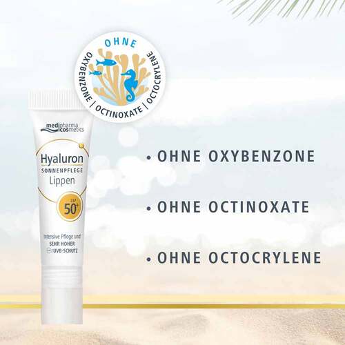 Hyaluron Sonnenpflege Lippenbalsam Lsf 50 +  - 5