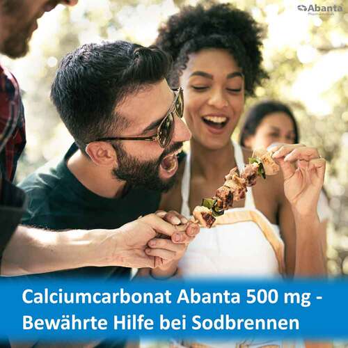Calciumcarbonat Abanta 500 mg Kautabletten - 7
