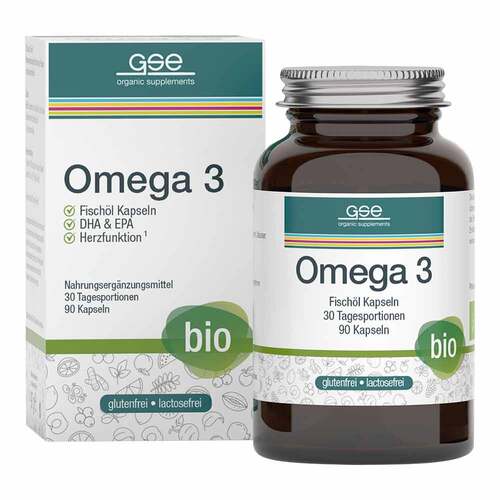 Gse Bio Omega-3 Fisch&ouml;l Kapseln - 1