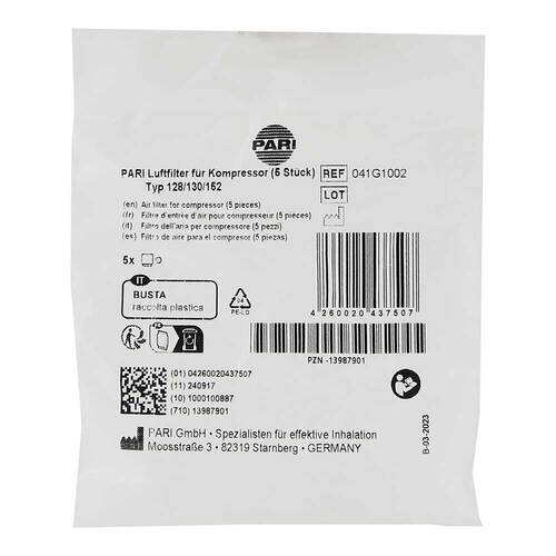 Pari Filtereinsatz Typ 130 / 152/128 - 1
