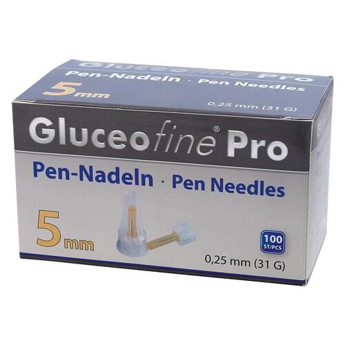 Gluceofine Pro Pen-Nadeln 31 G 0,25x5 mm - 1