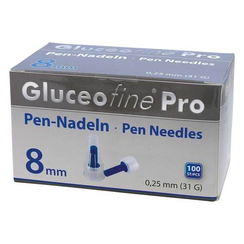 Gluceofine Pro Pen-Nadeln 31 G 0,25x8 mm - 1