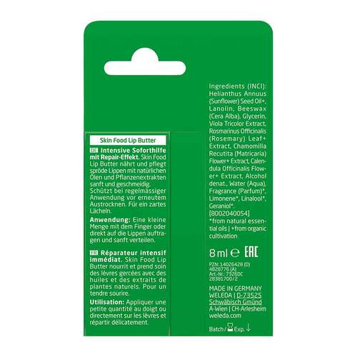 Weleda Skin Food Lip Butter - 2