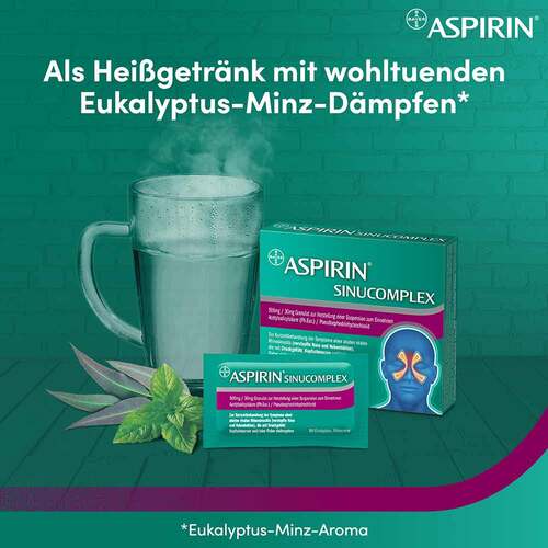Aspirin Sinucomplex 500mg / 30mg Granulat Suspension -Herstellung Beutel  - 5
