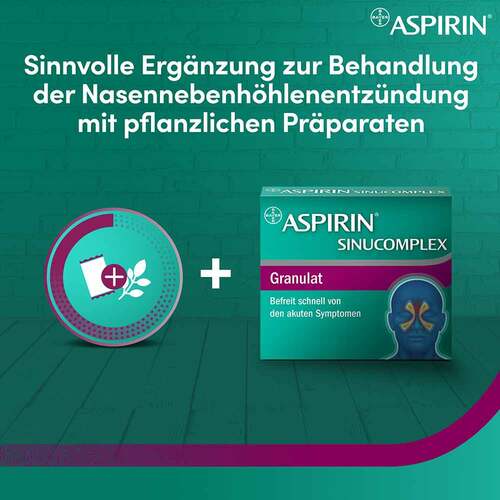 Aspirin Sinucomplex 500mg / 30mg Granulat Suspension -Herstellung Beutel  - 6