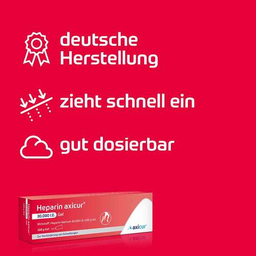 Heparin Axicur 30.000 I.E. Gel - 5
