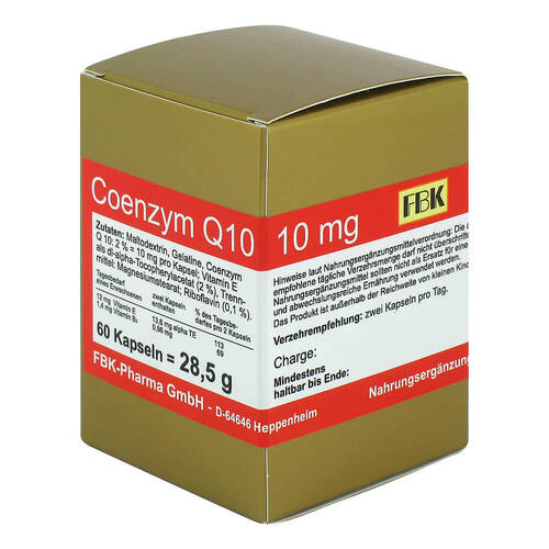 Coenzym Q10 10 mg Kapseln - 1