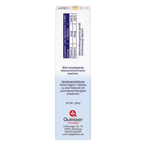 Doppelherz Vitamin D3 2000 + K2 system Tabletten - 4