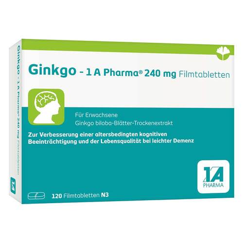 Ginkgo-1A Pharma 240 mg Filmtabletten - 1