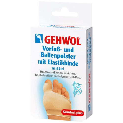 Gehwol Vorfu&szlig;- und Ballenpolster mit Elastikb.mittel - 1