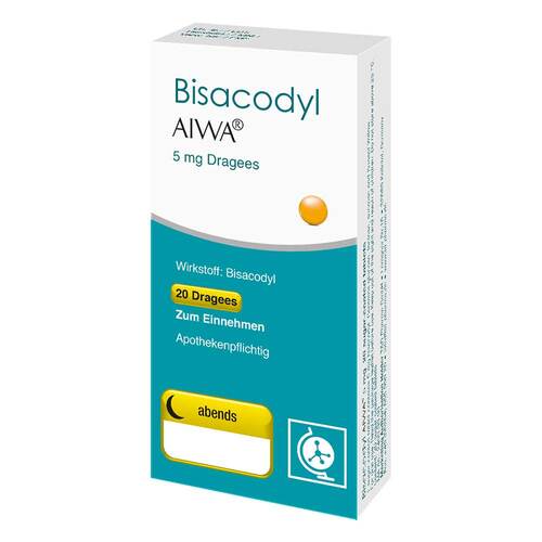 Bisacodyl Aiwa 5 mg Dragees - 2