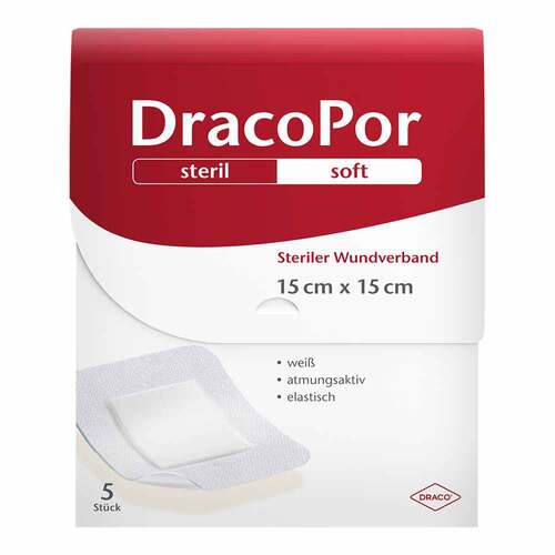 Dracopor Wundverband 15x15 cm steril - 1