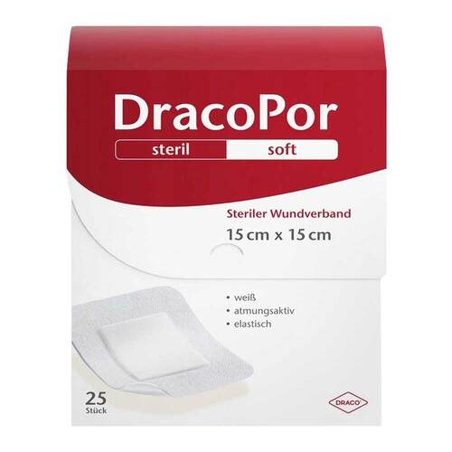 Dracopor Wundverband 15x15 cm steril - 1