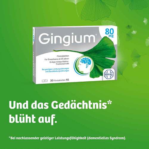 Gingium 80 mg Filmtabletten - 3