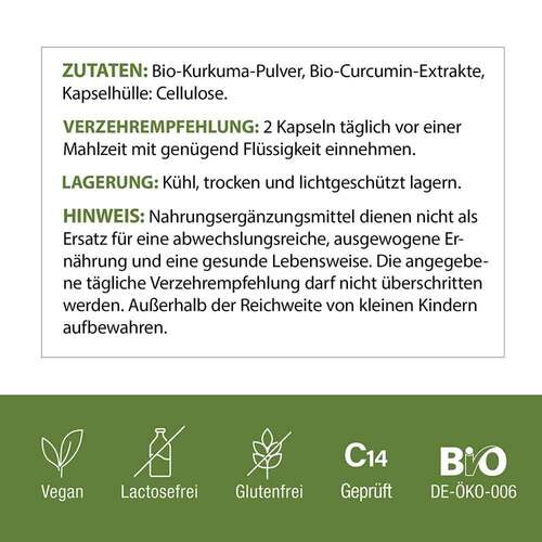 Acurmin Phytholistic Bio-Curcuma-Extrakt Kapseln - 3