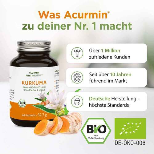 Acurmin Phytholistic Bio-Curcuma-Extrakt Kapseln - 2