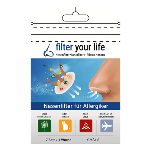 Filter Your Life Nasenfilter f&uuml;r Allergiker Gr&ouml;&szlig;e S - 1