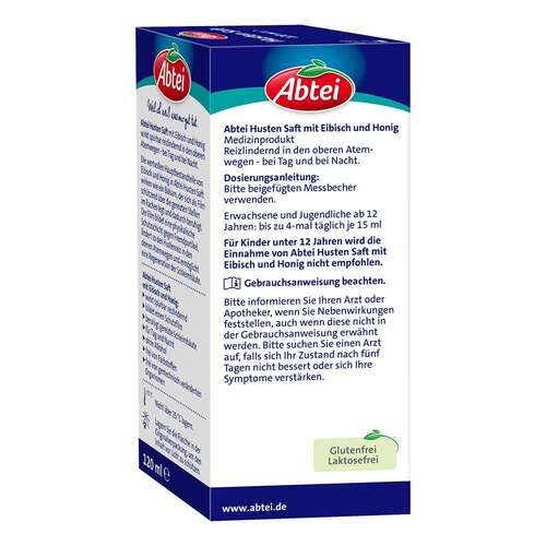 Abtei Husten Saft Eibisch Honig - 3