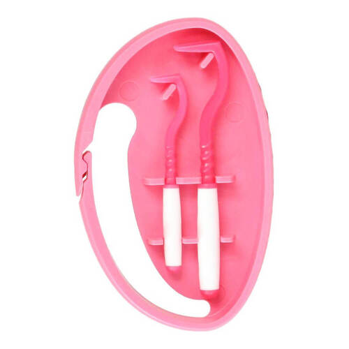 O Tom Tick Twister Zeckenhaken mit Clipbox pink - 1