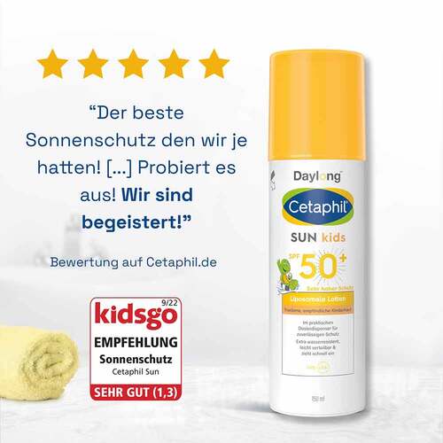 Cetaphil Sun Daylong Kids Spf 50 + liposomale Lot. - 4