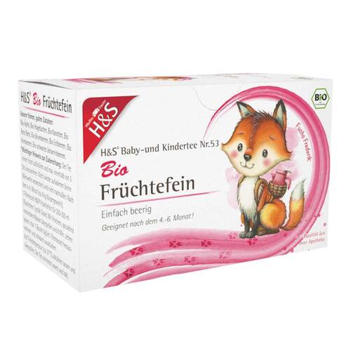H&S Bio Baby- und Kindertee Fr&uuml;chtefein Filterbeutel - 1
