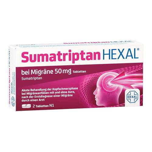 Sumatriptan Hexal bei Migr&auml;ne 50 mg Tabletten - 2