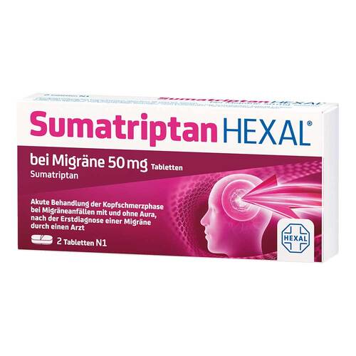 Sumatriptan Hexal bei Migr&auml;ne 50 mg Tabletten - 3