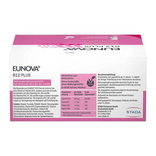 Eunova B12 Plus Trinkfl&auml;schchen - 2
