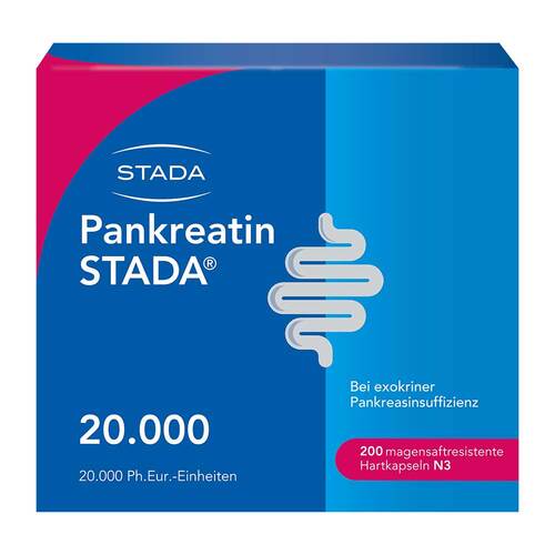 Pankreatin Stada 20.000 magensaftresistent Hartkapseln - 1