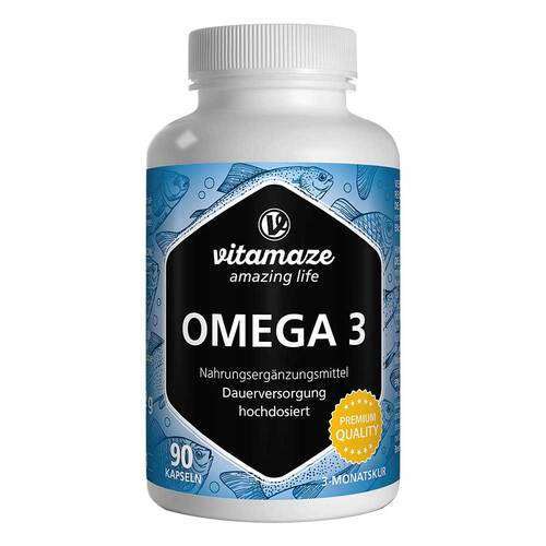 Omega-3 1000 mg Epa 400 / Dha 300 hochdosiert Kapseln  - 1