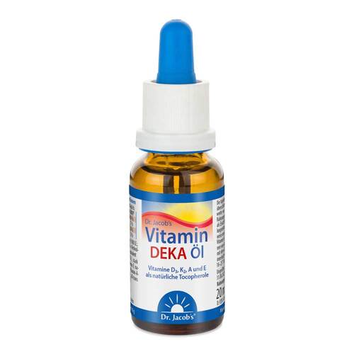Vitamin Deka &Ouml;l D3 + K2+A+E.Dr.Jacob's Tropf.zum Einnehmen  - 1