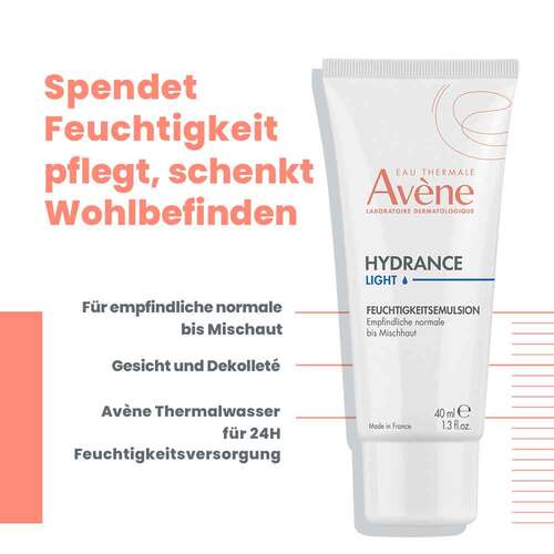 Avene Hydrance leicht Feuchtigkeitsemulsion - 3
