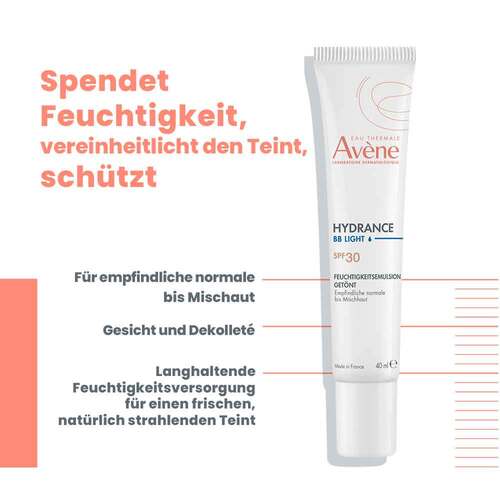 Avene Hydrance BB leicht Feuchtigkeitsemul.get&ouml;nt - 3