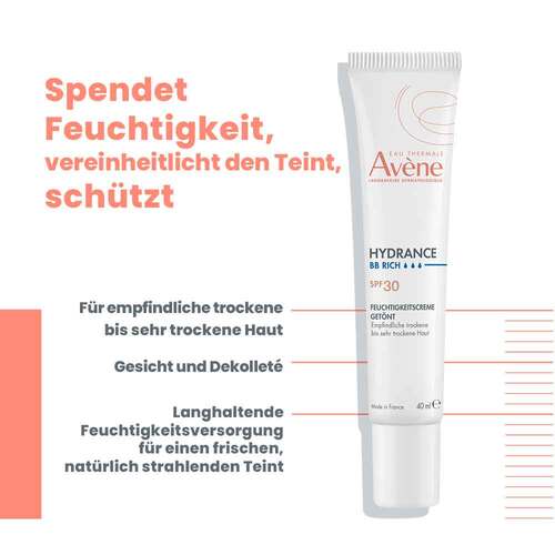 Avene Hydrance BB reichhalt.Feuchtigkeitscreme get&ouml;nt - 3