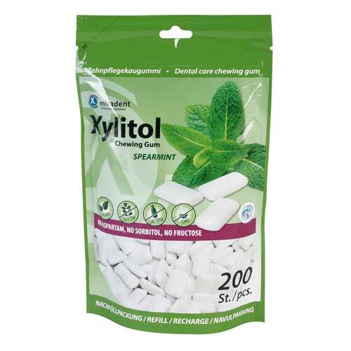 Miradent Xylitol Chewing Gum Spearmint Ref. - 1