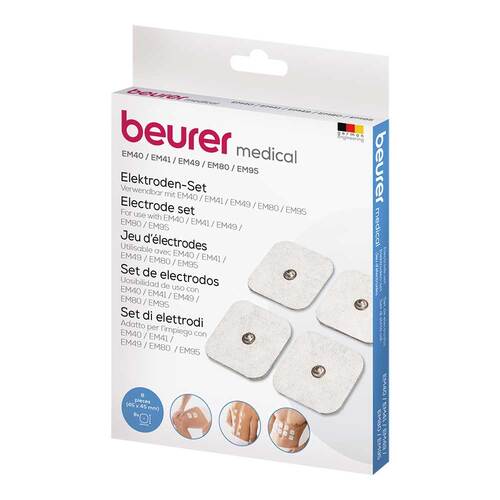 Beurer EM40 / 41/49/80/95 Elektroden 45x45 mm - 1