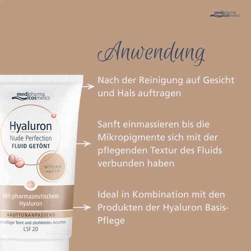 Hyaluron Nude Perfect.Fluid get&ouml;.mitt.HT Lsf 20 - 4