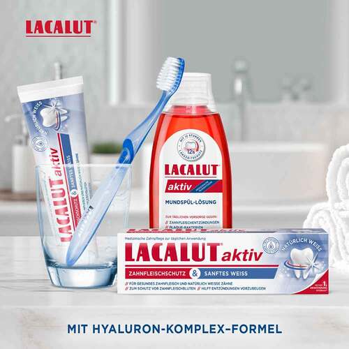 LACALUT aktiv Zahnfleischschutz &amp; sanftes Wei&szlig; - 6
