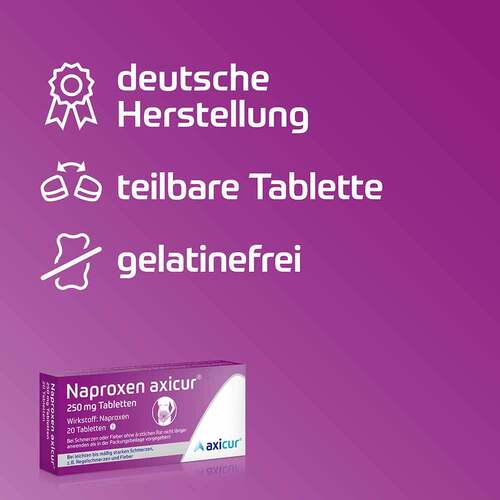 Naproxen axicur 250 mg Tabletten - 5