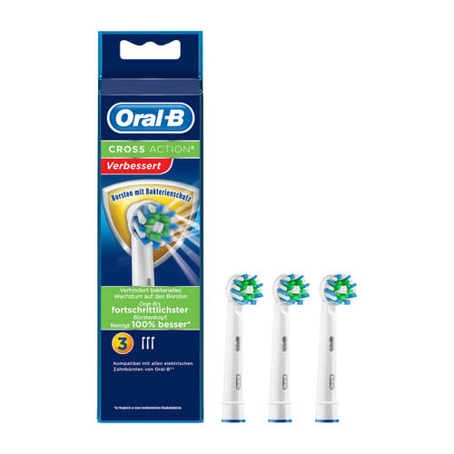 Oral-B Aufsteckb&uuml;rsten Crossaction Bakterienschutz - 1