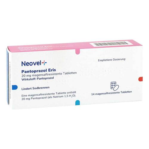 Pantoprazol Eris 20 mg magensaftresistent Tabletten Neovel - 3