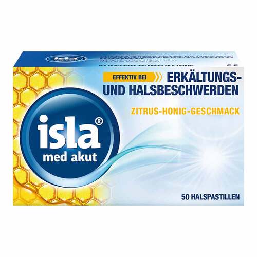 Isla Med akut Zitrus-Honig Pastillen - 1