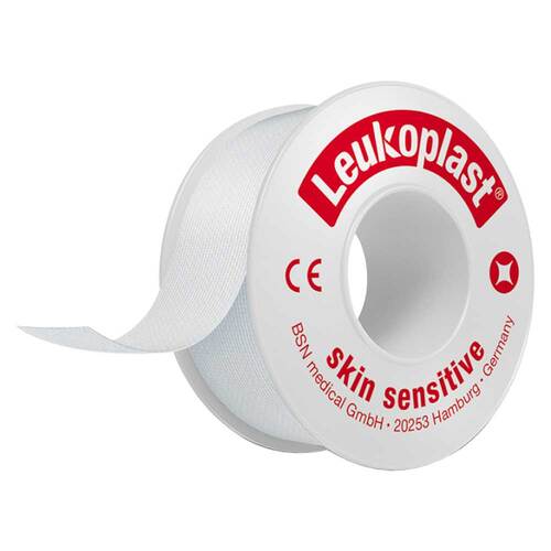 Leukoplast Skin Sensitive 2,5 cmx1 m mit Schutzring - 2