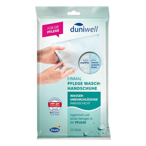 DUNIWELL Einmal Pflege Waschhandschuhe - 1
