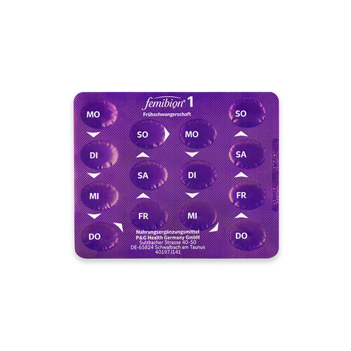 Femibion 1 Kinderwunsch + Fr&uuml;hschwangers.ohne Jod Tabletten  - 3