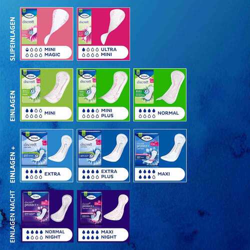 Tena Lady Discreet Inkontinenz Einlagen extra - 7