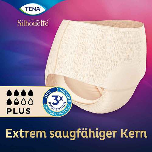 TENA SILHOUETTE plus M creme Inkontinenz Pants - 2