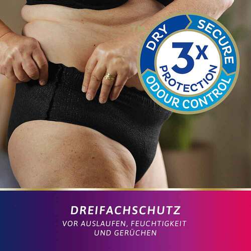 TENA SILHOUETTE normal L noir Inkontinenz Pants - 3