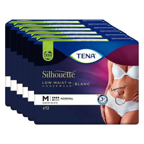 TENA SILHOUETTE normal M blanc Inkontinenz Pants - 1